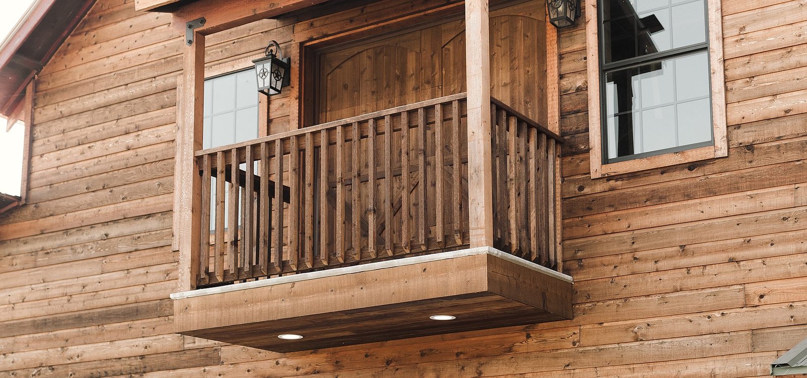 Barn entrance at Manx Farms